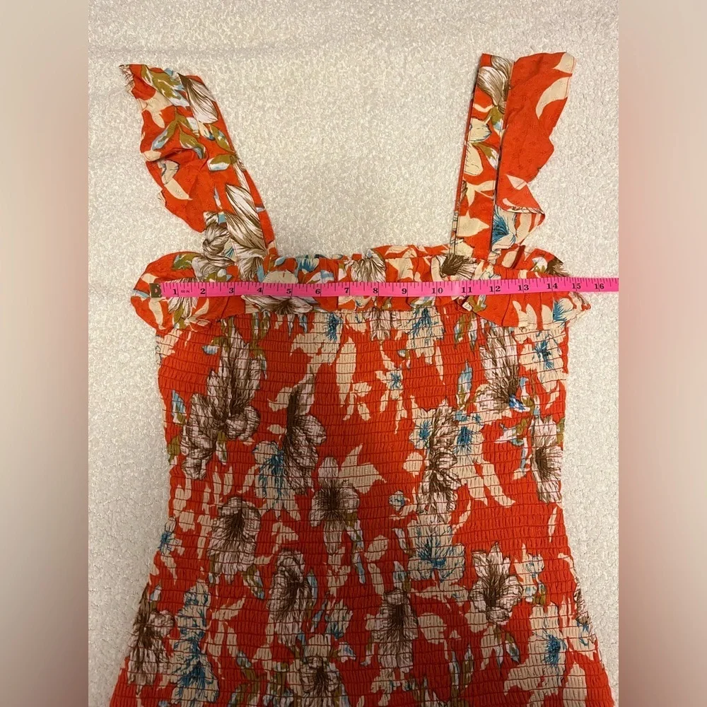 NWOT Band of the Free Smocked Floral Mini Dress- Small - Picture 7 of 7